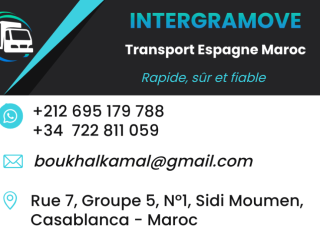 Transport Espagne Maroc Rapide & Fiable