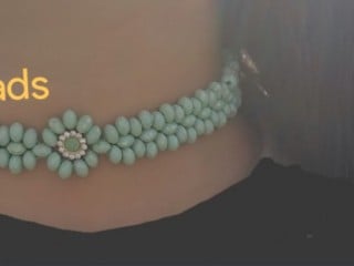 Choker en perles
