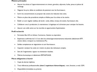 Responsable Achats