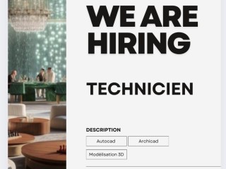 Cabinet darchitecture cherche dessinateur bâtiment