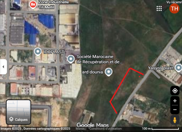 terrain-titre-de-9555-m2-zone-industrielle-de-tit-mellil-big-0